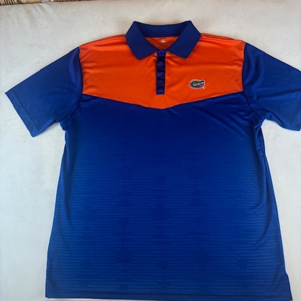 Colosseum Florida‎ Gators Polo Shirt Athletic Fit Collegiate Mens Large
